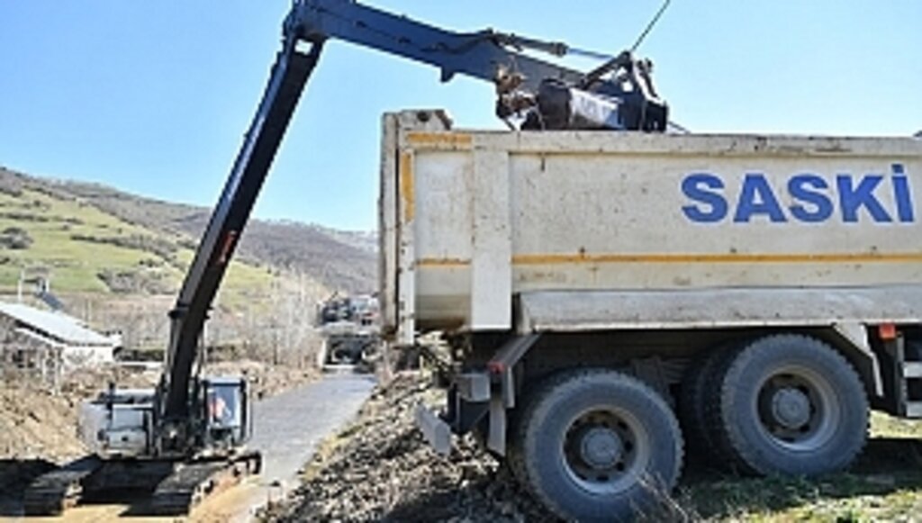 SASKİ'den Derelerde Büyük Temizlik
