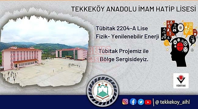Tekkeköy Anadolu İmam Hatip Lisesi Bölge Sergisinde