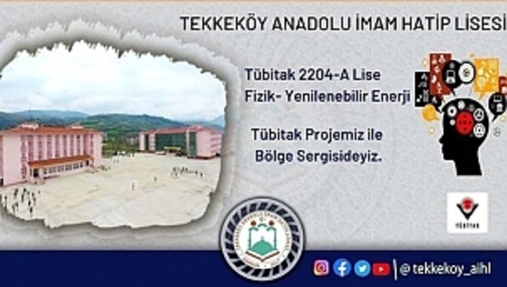 Tekkeköy Anadolu İmam Hatip Lisesi Bölge Sergisinde