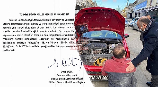 Usta'dan Gülsan İçin Meclis Araştırma Önergesi!