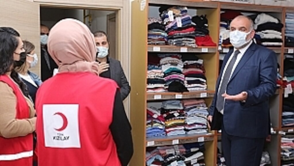 Başkan Sandıkçı'dan Türk Kızılay'ı Canik Şubesi'ne ziyaret
