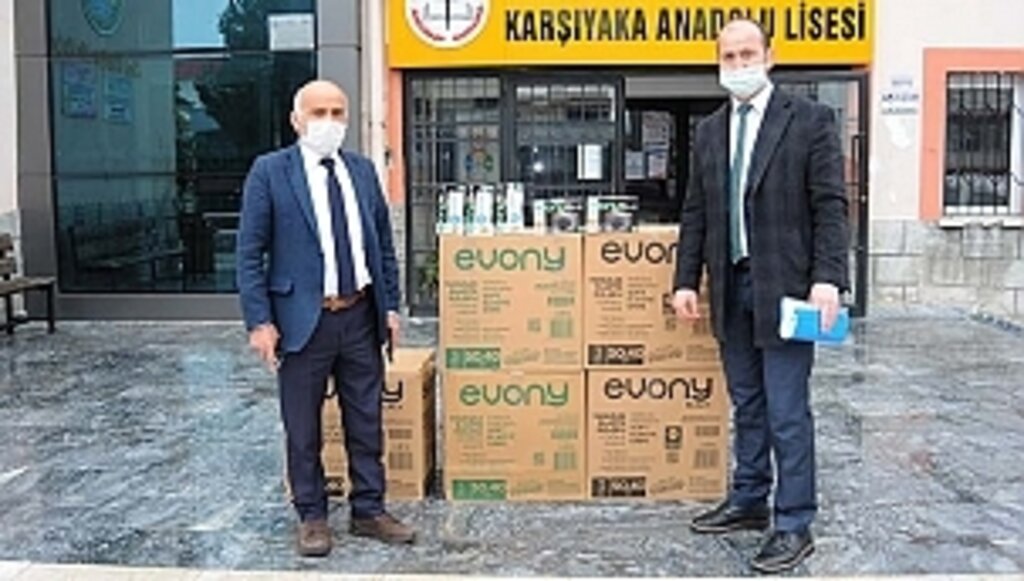 Canik Belediyesi'nden Okullara Maske