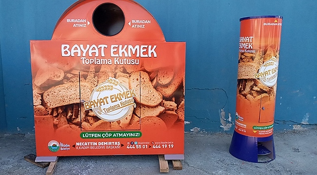 İlkadım Belediyesi'nden "Bayat Ekmek Toplama Kutusu" Projesi