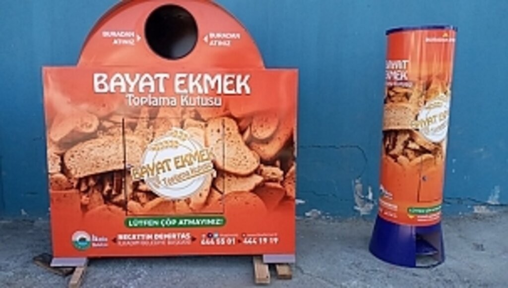 İlkadım Belediyesi'nden "Bayat Ekmek Toplama Kutusu" Projesi