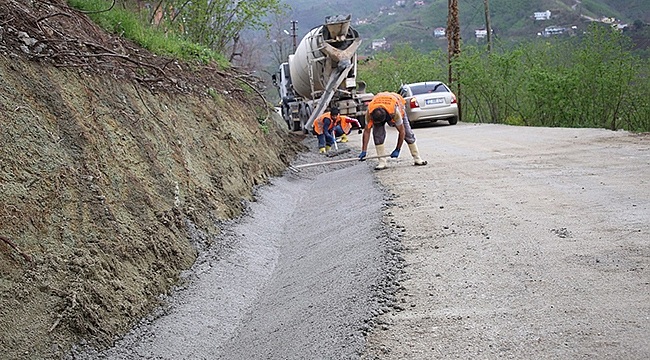 Konforlu Beton Yolların V Kanal Çalışması Başladı