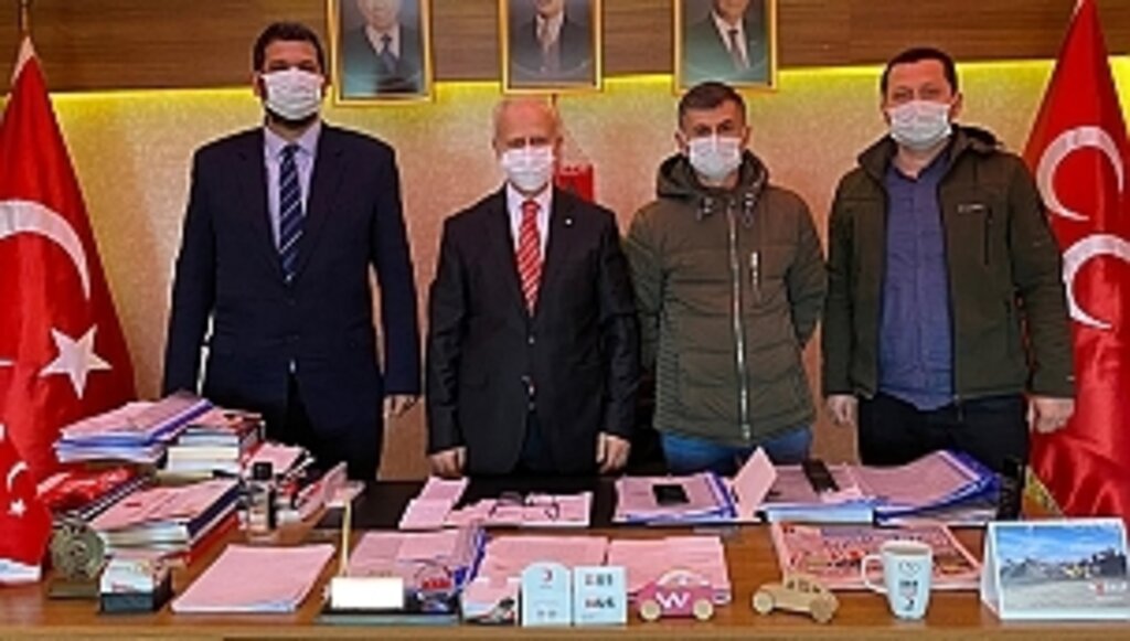 T.M.S.Y.'den MHP Samsun İl Başkanlığına Ziyaret