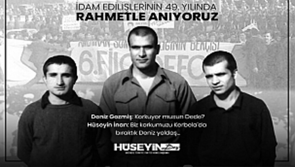 BTP lideri Deniz Gezmiş ve Arkadaşlarını Andı