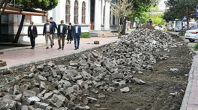 Çiftlik Caddesi Rehabilite Ediliyor