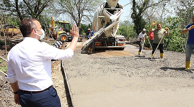 Hamlık Mahallesi Asırlık Beton Yoluna Kavuşuyor