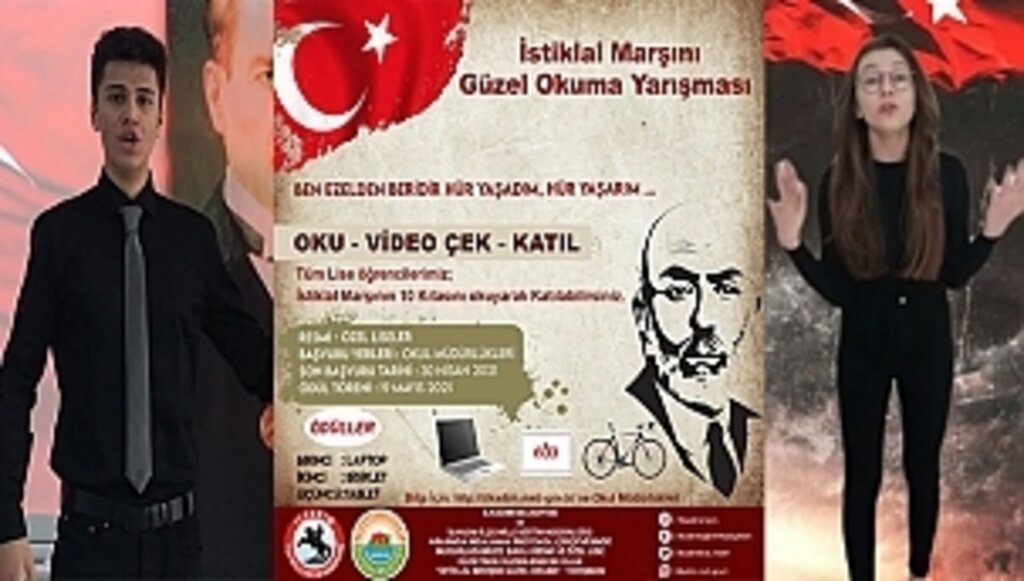 İstiklal Marşı'nı Güzel Okuma Yarışması Sonuçlandı