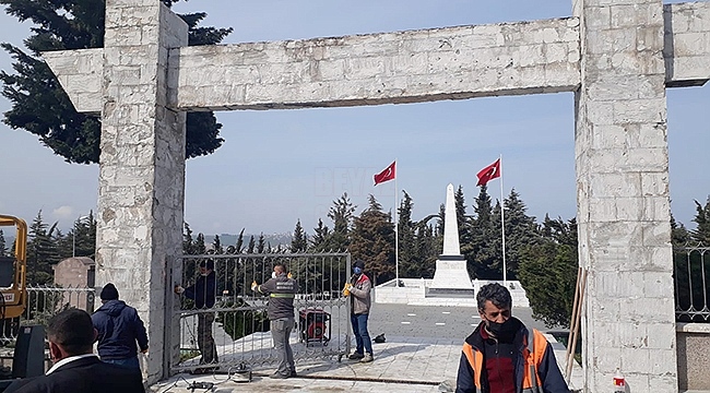 Şehitliklere ve Tarihi Mekanlar Bakıma Alındı!...