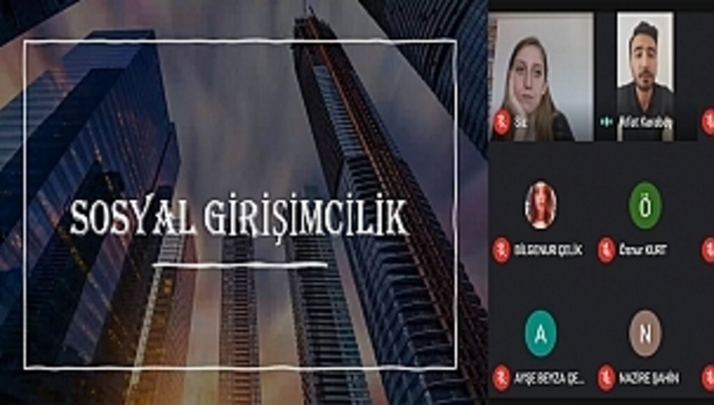 Sosyal Hizmet Bölümü Kariyer Konferansları'nın Konusu Sosyal Girişimcilik