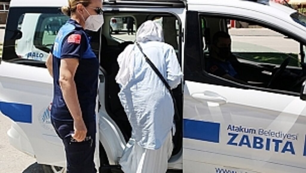 Atakum Zabıtası Dilencilere Göz Açtırmıyor