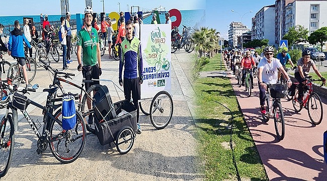 Atakumlular 'Temiz Çevre' İçin Pedalladı