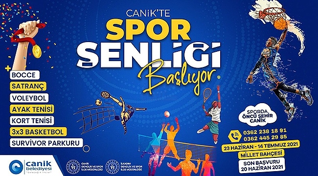 Canik Spor Şenliğine Hazırlanıyor...