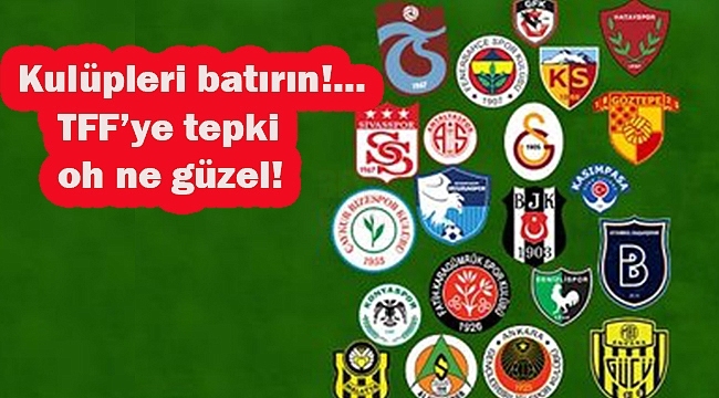 Kulüpler Birliği'nden TFF'ye Tepki!...