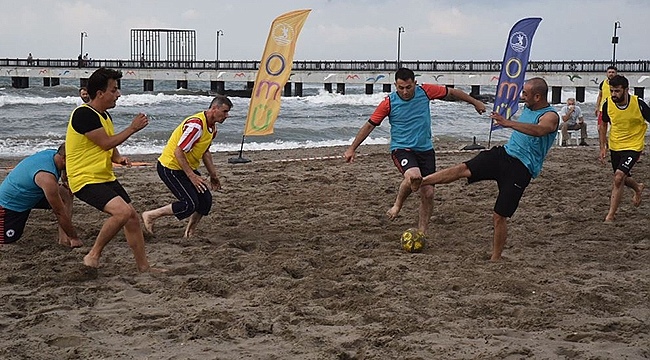 15. OMÜ Tanıtım Günleri Plaj Futbol Müsabakaları ile Başladı