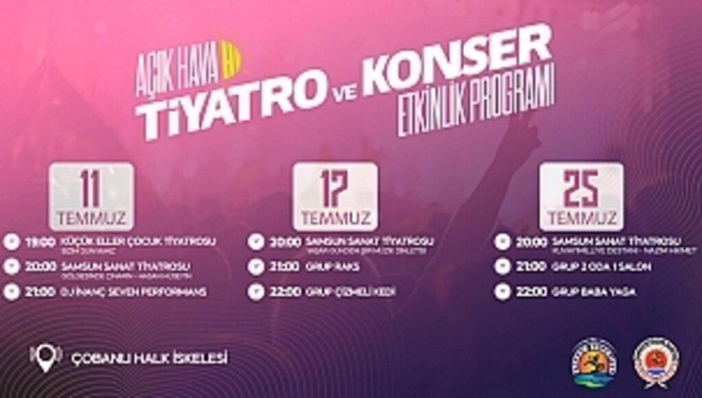 Atakum'da Yaz, Sanat Dolu Geçecek