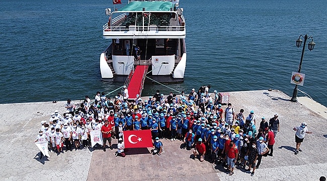 Biz Anadoluyuz projesi kapsamında Sinoplu öğrenciler Samsun'u gezdi.