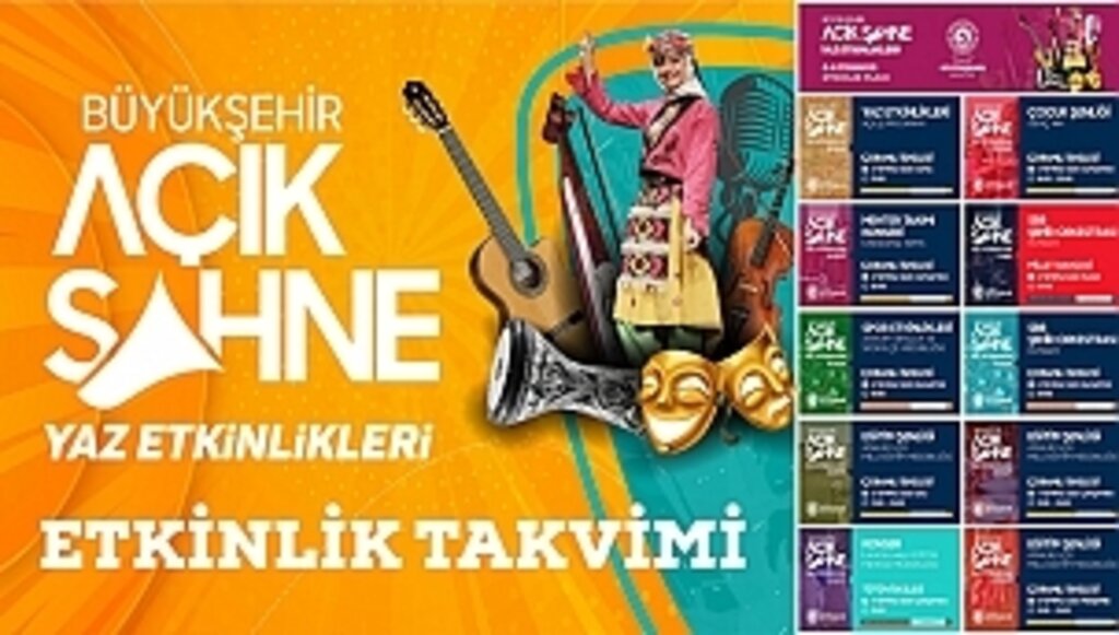 Büyükşehir'den Açık Sahne Yaz Etkinlikleri
