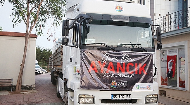 Atakum Belediyesi Ayancık Dayanışmasını Büyüttü