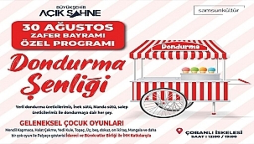 Büyükşehir Belediyesi'nden "Dondurma Şenliği"