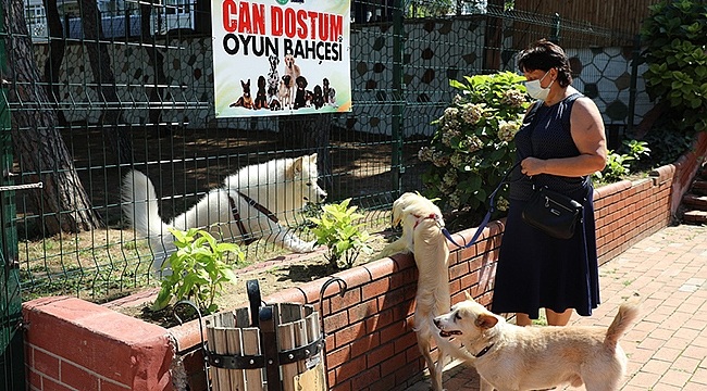 "Can Dostum" Oyun Bahçesi Evcil Hayvanseverlerin Yeni Gözdesi Olacak