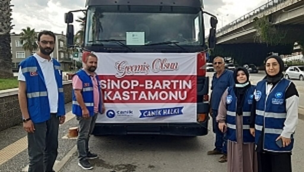 Canik Belediyesinden Sel Bölgesine Yardım Eli