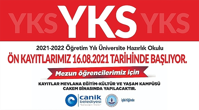 Canik'te YKS Hazırlık Okulu Kayıtları Başlıyor