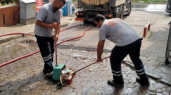 İlkadım'dan Kapsamlı Temizlik Çalışması