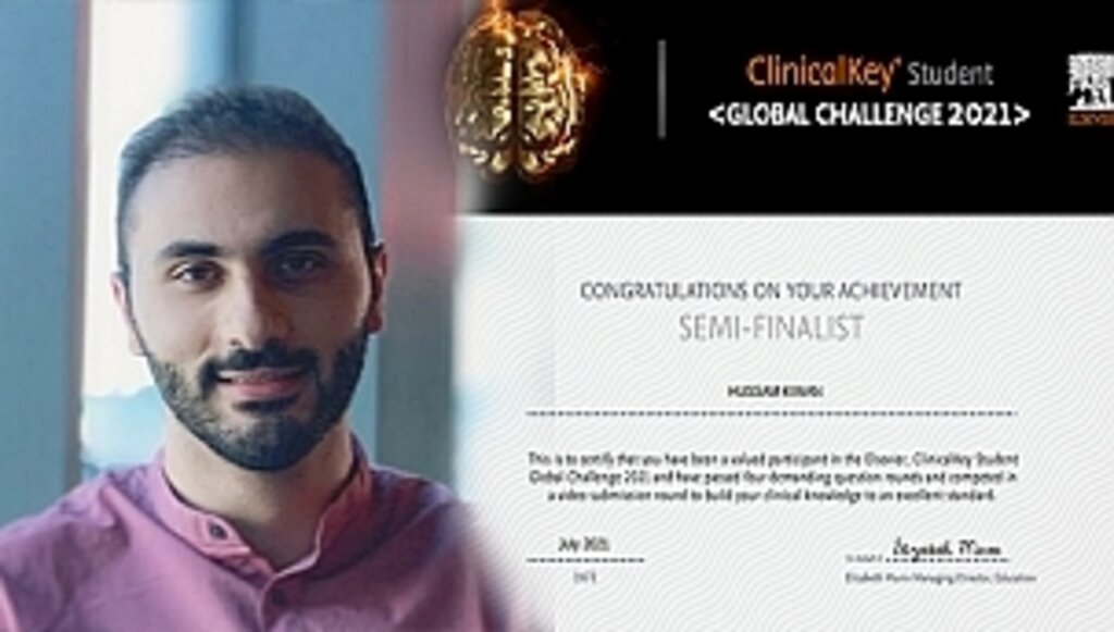 OMÜ Tıp Fakültesi Öğrencisinden Uluslararası Başarı