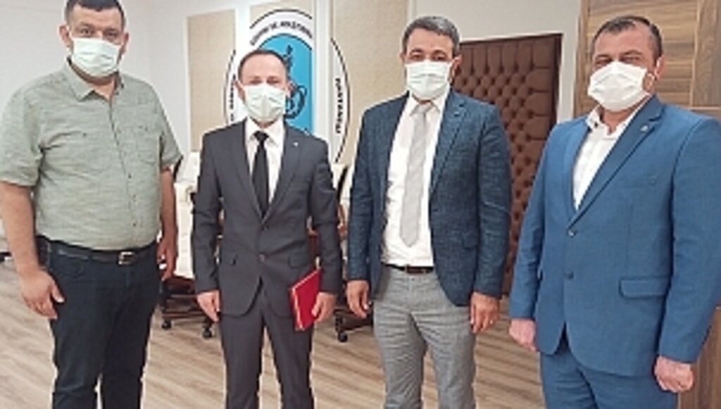 Öz Sağlık Sen'den Başhekime hayırlı olsun ziyareti