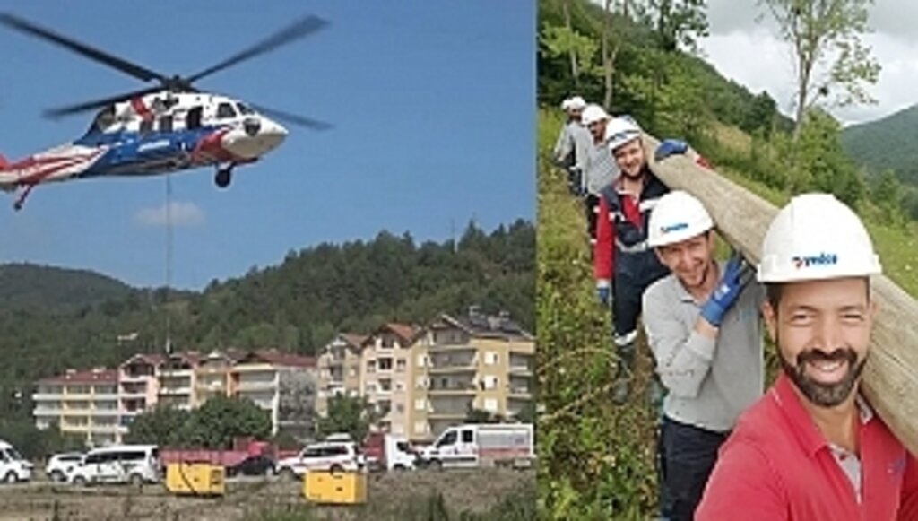 Sinop'un Tamamına Elektrik Verildi