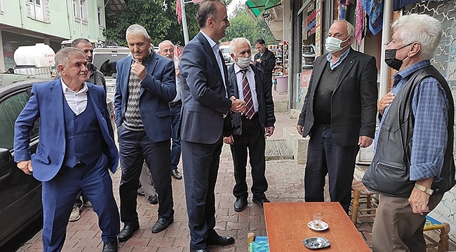 CHP Samsun İl Başkanlığı Asarcık ilçesinde esnafla buluştu