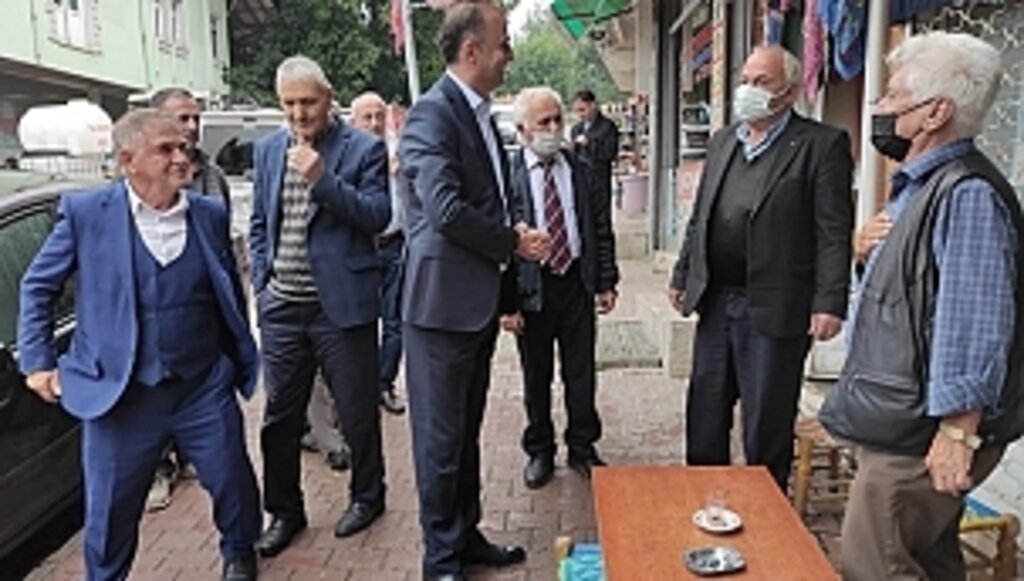 CHP Samsun İl Başkanlığı Asarcık ilçesinde esnafla buluştu