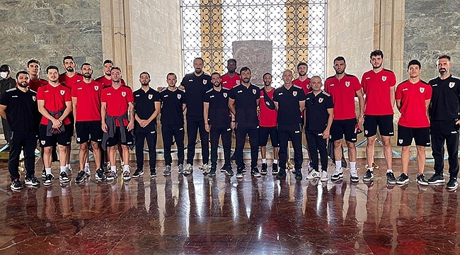 Samsunspor Basket Ata'nın Huzurunda