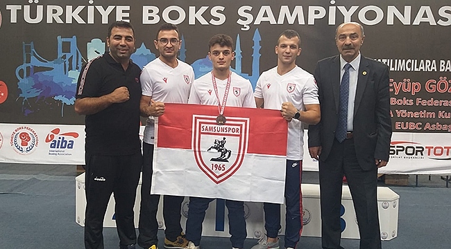 Samsunspor Boks Takımı Türkiye Üçüncüsü Oldu