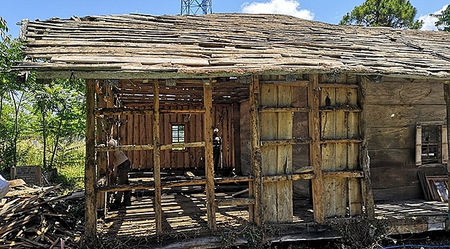 Tarihi Ahşap Camiye Büyükşehir'den Restorasyon