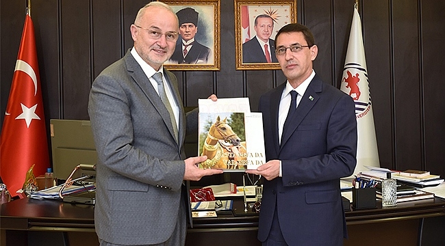 Türkmenistan Büyükelçisi İşankuli Amanlıyev OMÜ'de 