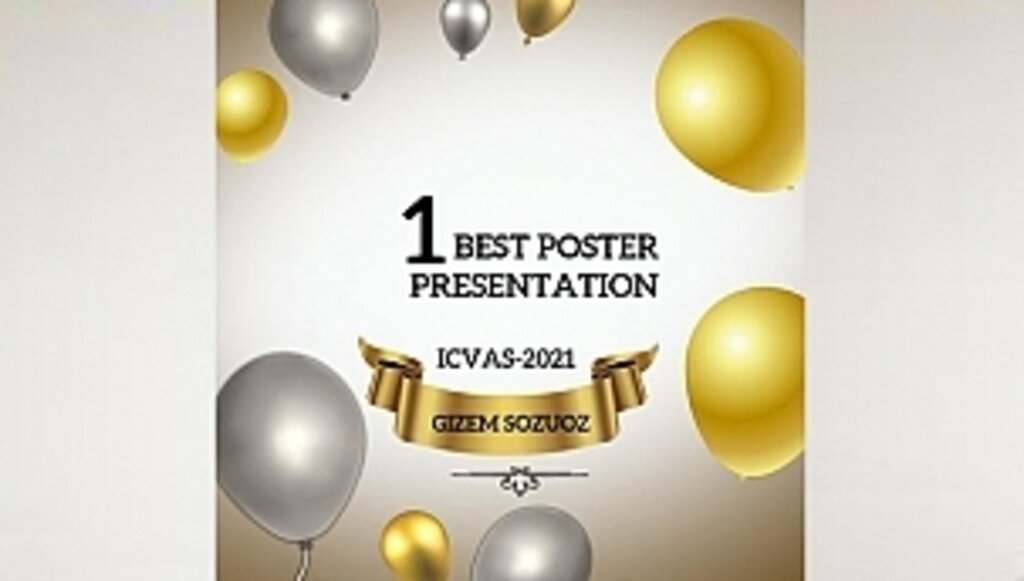 Veteriner Fakültesine ICVAS 2021'de En İyi Poster Ödülü