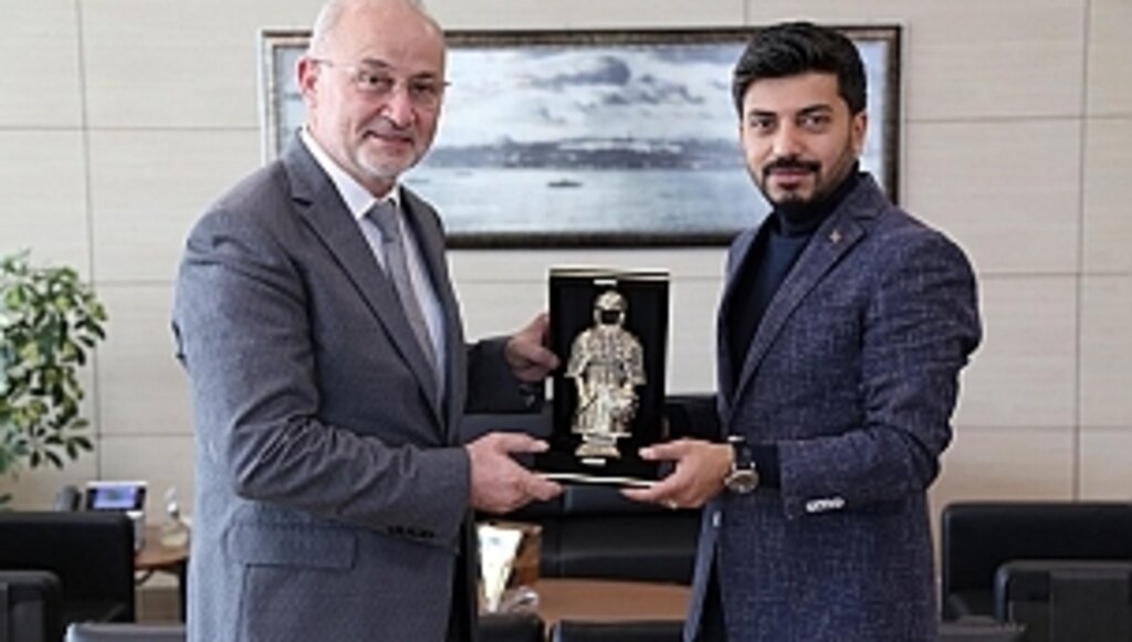 Rektör Ünal, Gençlik Hizmetleri Genel Müdürü Emre Topoğlu'nu Ziyaret Etti