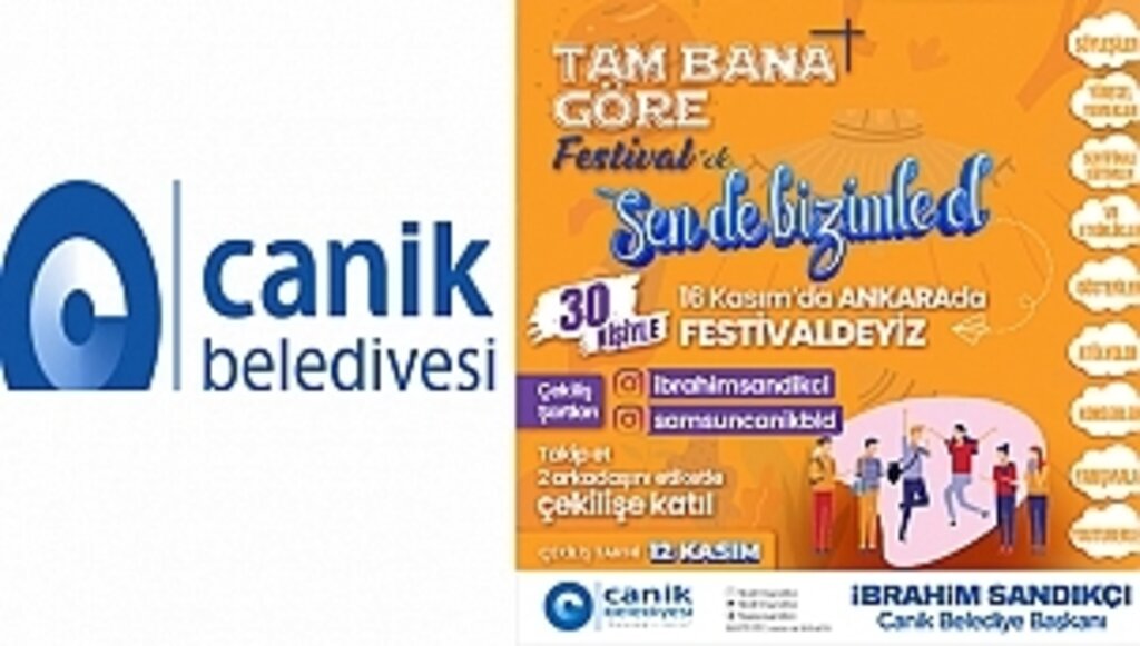 Canik Belediyesi'nden Festivale Davet