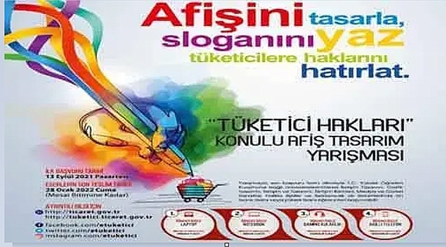 "Tüketici Hakları" Konulu Afiş Tasarım Yarışması