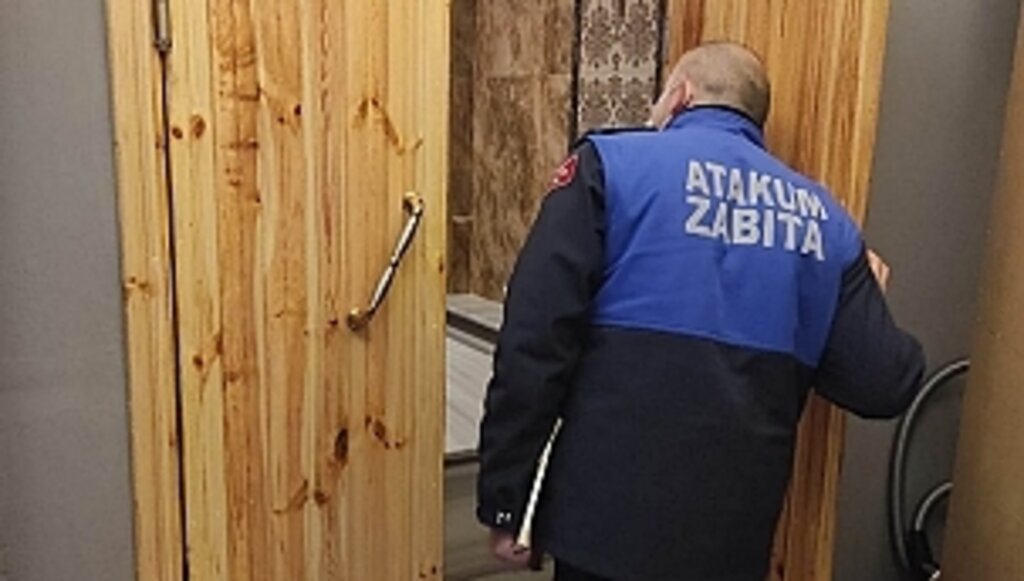 Atakum Zabıtası Ruhsatsız 'Gizli Hamamı' Buldu