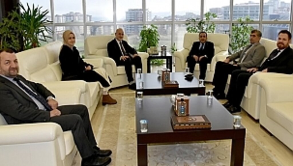 Rektör Ünal, T3 Vakfı Müdürü ve TEKNOFEST Genel Sekreteri Ömer Kökçam'ı Misafir Etti