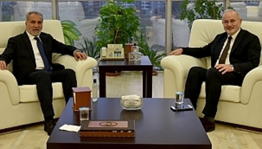 Yozgat Bozok Üniversitesi Rektörü Ahmet Karadağ'dan Nezaket Ziyareti