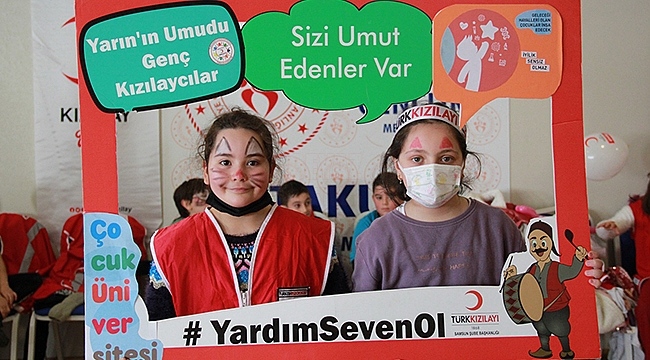 35 Minik Öğrenci, OMÜ-Kızılay Çocuk Üniversitesi Projesine Katıldı