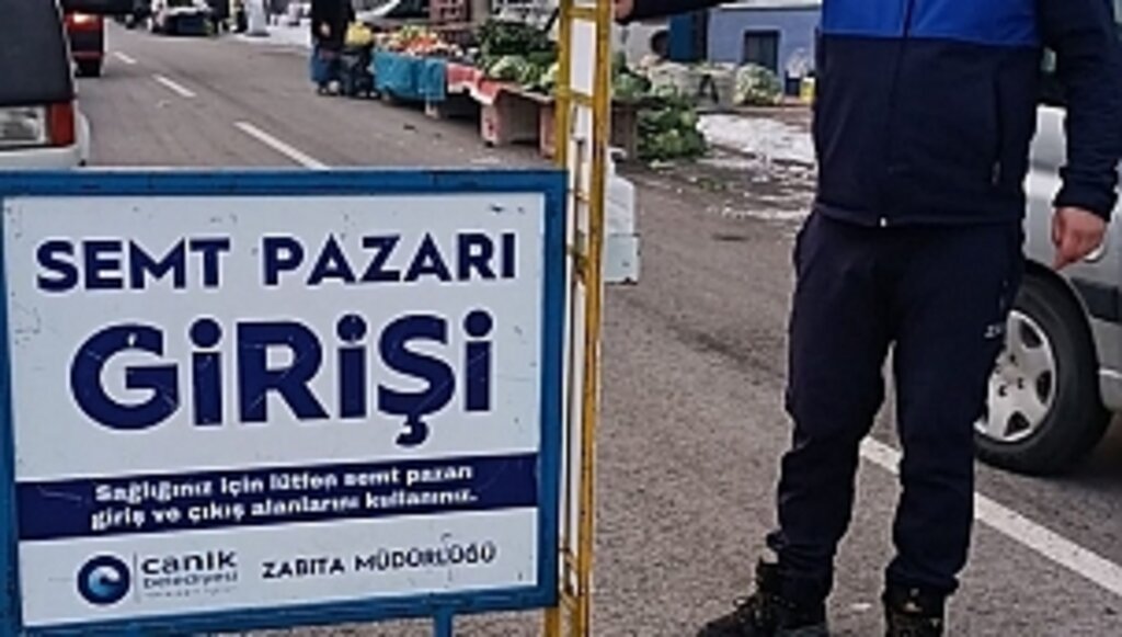Canik'te Semt Pazarı Denetimleri Sürüyor