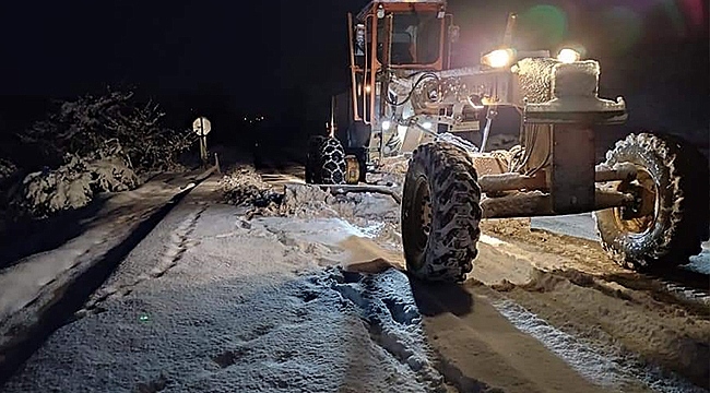 Kar Geldi Yoğun Mesaisi Başladı