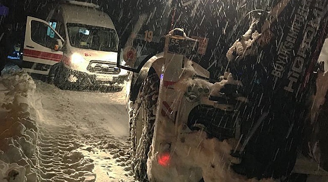 Yoğun Kar Yağışı Zor Anlar Yaşattı!...